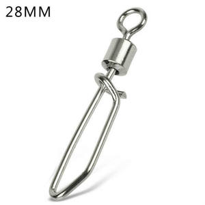 Conectores Giratorios para Pesca, Tipo T, de Latón, con Cierre Rápido, Capacidad de Carga de 4KG-90kg, Prueba 2 # -10 #   Anzuelos para Pesca de Carpa, Accesorios de Pesca - Product Image 6