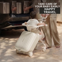 Valise de voyage multifonctionnelle 5-en-1 pour bébé, pliable, chariot de courses et chariot à main pour tout-petit