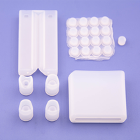 Embouts de protection en silicone moulé par compression semi-transparents blancs personnalisés en usine, embouts de tuyaux, divers types de caoutchouc