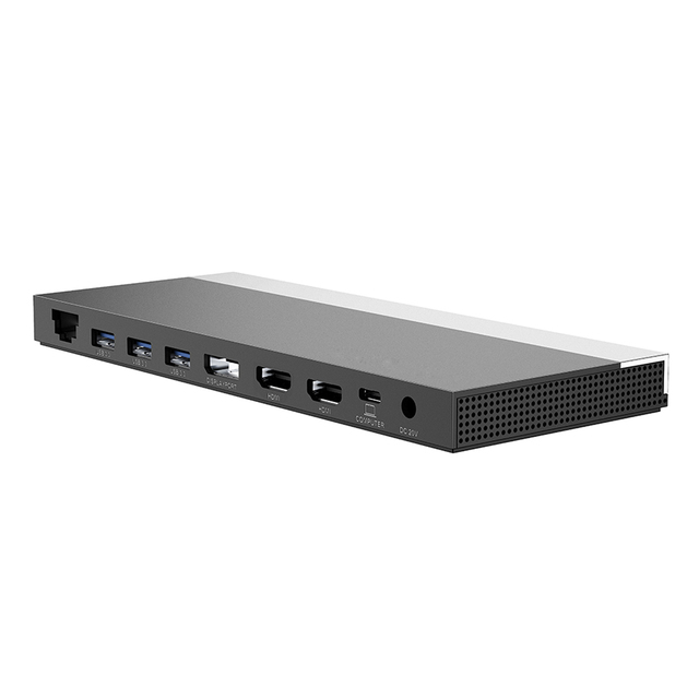 Type C Gen 2 USB 3.1 Aluminum Triple Display 4K MST Docking Station with Power Delivery