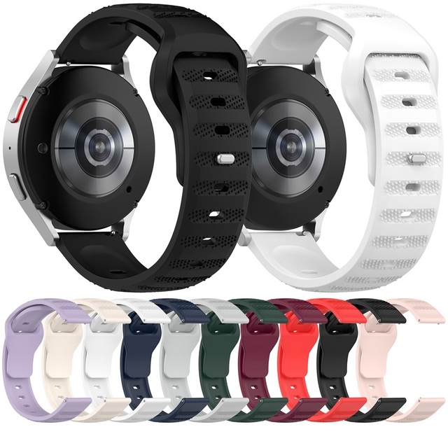 Luxury Adjustable Rubber & Silicone Replacement Watch Bands Quick Release 20mm/22mm for Smartwatch Fashion