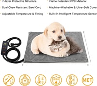 Ama-zon Offre Spéciale chaud sommeil profond en hiver demi-pack demi-fermé nid de chat en peluche rond cocon chiot chauffé chien chats lit