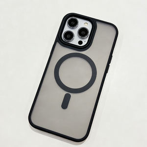 Funda Magnética <span class=keywords><strong>Invisible</strong></span> Personalizada para Teléfono 15/16/17 Pro Max, Semi-Transparente, Acabado Mate, Resistente a Impactos, TPU+PC - Product Image 6