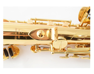 Meilleure vente de haute qualité <span class=keywords><strong>Saxophone</strong></span> Alto Finition laquée dorée Installation facile Nettoyage facile Clé B Version aiguë directe - Product Image 6