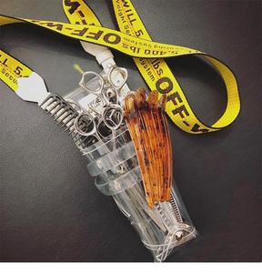 Diktik Tok — sac ciseaux transparents chauds, sac pour soins d'animaux, sac Portable à ciseaux à découper pour barbier - Product Image 2