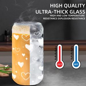 Vente en gros de tasses en verre de haute qualité, tasses en verre en forme de canette de cola, gobelets pour boissons froides, verre borosilicate de haute qualité, tasse créative - Product Image 5