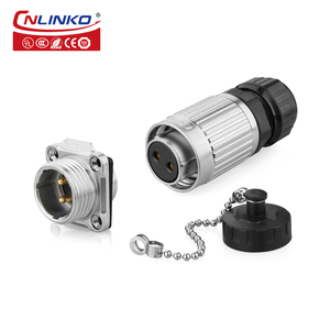 Spina e presa impermeabili IP68 con 2 Pin più di <span class=keywords><strong>12</strong></span> <span class=keywords><strong>Volt</strong></span> cavi <span class=keywords><strong>connettori</strong></span> per l'alimentazione - Product Image 6