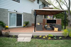 Hot bán sân thượng Hội Đồng Quản trị tái chế nhựa chống nứt rãnh Composite <span class=keywords><strong>WPC</strong></span> <span class=keywords><strong>decking</strong></span> - Product Image 5