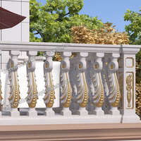 Livraison Rapide Moules à Balustres en Béton Moules de Balustrade Réutilisables Poteau de Clôture Balustrade Barrière Balustre Vase Pilier Balcon Borne