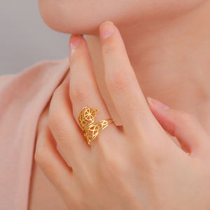 Anillos Abiertos con <span class=keywords><strong>Nudo</strong></span> <span class=keywords><strong>de</strong></span> <span class=keywords><strong>Bruja</strong></span> para Mujer, <span class=keywords><strong>Anillo</strong></span> <span class=keywords><strong>de</strong></span> Dedo Ajustable <span class=keywords><strong>de</strong></span> Acero Inoxidable con <span class=keywords><strong>Nudo</strong></span> Celta, Amuleto <span class=keywords><strong>de</strong></span> Brujería, Joyería, Regalo al por Mayor - Product Image 2