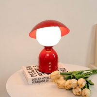 Nordische DIY Wiederaufladbare Tischlampe für Heimdekoration, Niedliche Abnehmbare LED-Schreibtischlampe, Tragbare Schlafzimmer-Nachttischlampe als Nachtlicht
