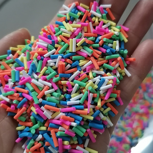 1kg tự làm Slime sprinkles Craft dài kẹo đường Polymer đất sét sprinkles lát - Product Image 2