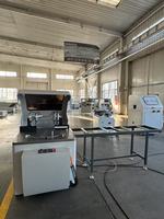 Scie à découper à tête simple pour fenêtres en aluminium et UPVC PARKER, 2800 tr/min, haute productivité, machines pour fenêtres