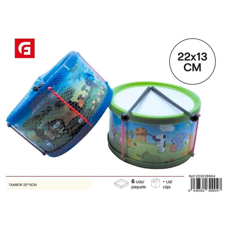 Toy drum 22*13 cm - Musical toys