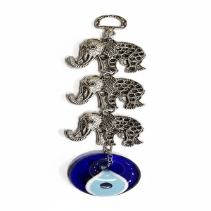 Turkish Elephant <b>Evil</b> <b>Eye</b> Wall Hanging Pendant Amulets Ornament for New House/Car/Baby <b>Gift</b> Protection Against <b>Evil</b> Low Price - Product Image 2