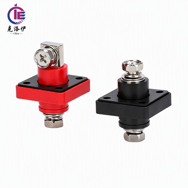 Copper 100A 120 200A 300A High Current Square Lithium  Battery  New Energy Storage  Power Terminal ESS Connector  OEM ODM