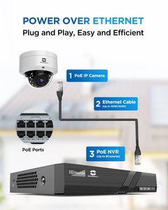 8CH 6x 8MP 4k ngoài trời IK10 Dome âm thanh ai con người phát hiện tầm nhìn ban đêm 8 kênh IP an ninh máy ảnh CCTV hệ thống giám sát OEM - Product Image 4