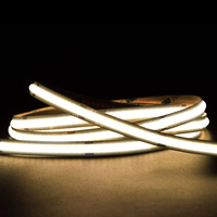 Ultra Bright Dot-free 320LEDs/m 2700K-6500K CRI90+ 24V Dapat Disesuaikan IP68 Tahan Air 8mm COB LED Strip Dekorasi Malam Anak Luar Ruangan