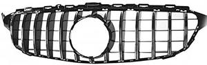 <span class=keywords><strong>GTR</strong></span> <span class=keywords><strong>AMG</strong></span> style grille avant couleur argent pour Mercedes Benz classe C W205 C300 C250 2015-2018 - Product Image 3
