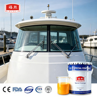 Lot de deux peintures fluorocarbonées auto-séchantes FEVE anti-acide et anti-alcali pour navires et réservoirs de stockage pétrochimiques