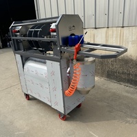 Rietreinigings- en schilmachine, commerciële automatische elektrische suikerriet schil- en snijmachine, suikerriet schillen en snijden in één machine