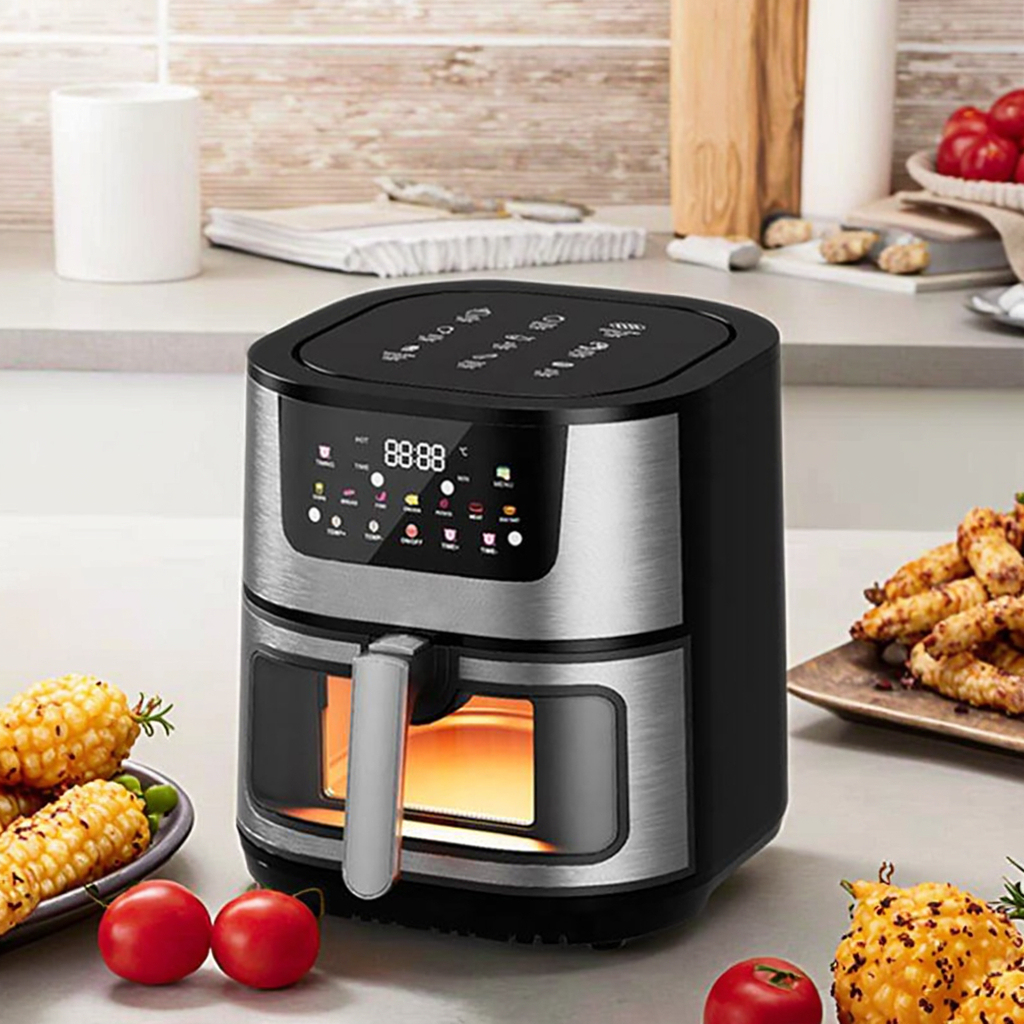 Hot Sale Home Appliances 8.5L Visible Window Air Fryer Low Oil Cooking Healthy Multi-funtion OEM Manufacturer Wholesale