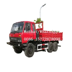 Dongfeng 6x6 6*6 AWD camion fuoristrada sollevamento idraulico Dumper autocarro con cassone ribaltabile sotterraneo produttore di autocarri con cassone ribaltabile