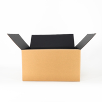 Boîte en carton ondulé Kraft personnalisée avec logo imprimé, écologique, pliable, pour l'expédition, l'e-commerce, les colis cadeaux