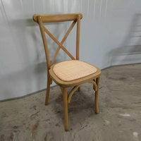 Le bois croisé populaire de chaises de restaurant de café en gros préside des vacances pour épouser