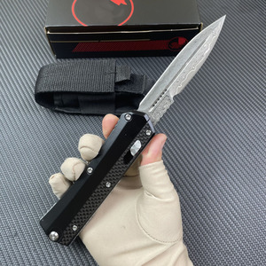 <span class=keywords><strong>Couteau</strong></span> de poche pliable en acier <span class=keywords><strong>Damas</strong></span> portable d'usine, manche en alliage de zinc, <span class=keywords><strong>couteau</strong></span> tactique de survie pour le camping en plein air, la chasse - Product Image 4