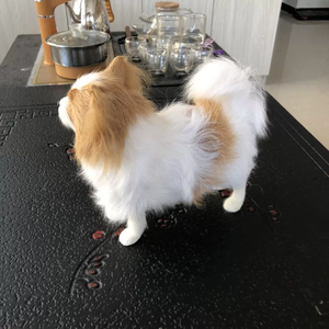 Peluche Realista de Perro Bichón Frisé, Diseño Rústico con Detalles de Animal, Decoración para el Hogar, Regalo para Amantes de las Mascotas, Superficie de Peluche, Modelo de Cachorro - Product Image 5