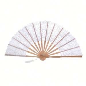 Sombrillas de encaje clásicas hechas a mano para mujer, parasoles de encaje Batten Burg para ceremonias de boda, abanicos de mano. - Product Image 6