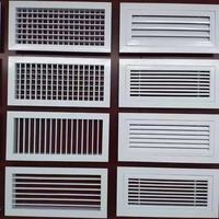 Grille de ventilation de plafond en aluminium sur mesure, directement de l'usine, pour système CVC, avec filtre à air de retour, diffuseur de climatisation réglable