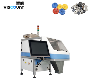 Contatore Visivo VisCount VB224 Certificato CE per Bottoni di Abbigliamento e Accessori in Plastica, Macchina per Conteggio e Confezionamento - Product Image 1