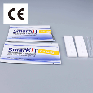 Kit de <span class=keywords><strong>test</strong></span> d'écoulement latéral rapide quantitatif de <span class=keywords><strong>sulfonamide</strong></span> SA pour les fournitures de laboratoire de fruits de mer et de produits marins de crevettes - Product Image 3