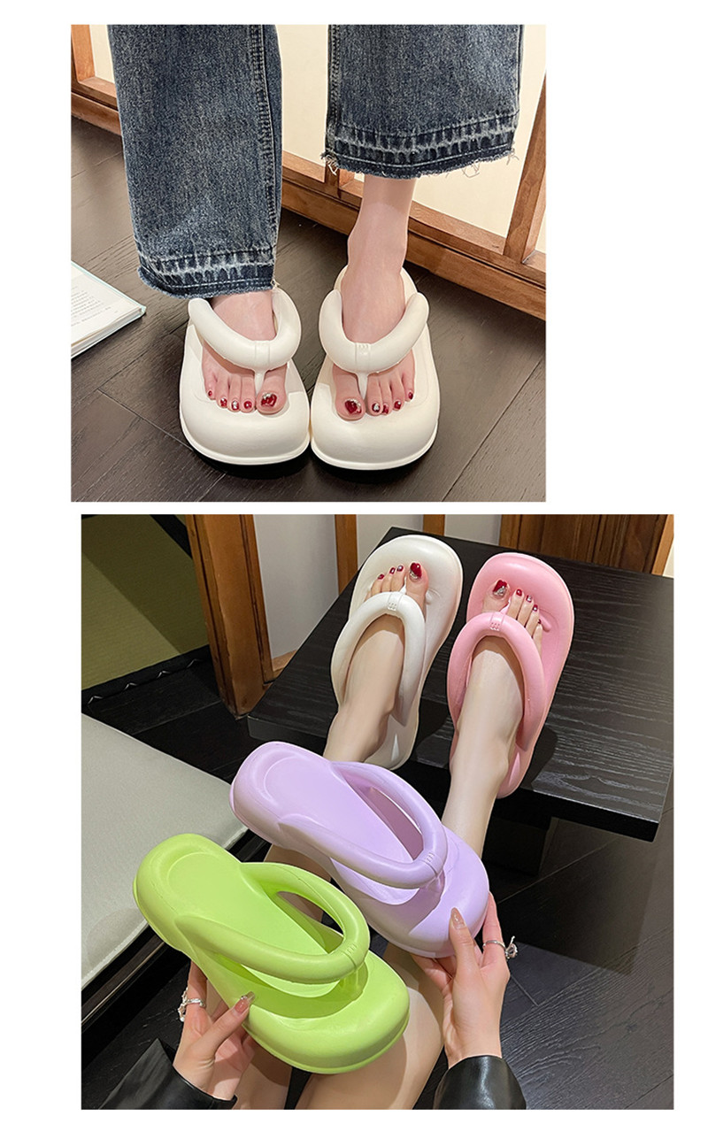 Summer Beach Plastic Slippers Women Wholesale EVA Flip Flops Thong Sandals Slipper Ladies