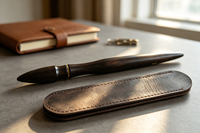 Stylo en bois de santal de luxe fait main, stylo professionnel pour signature, cadeau d'entreprise haut de gamme, gravure personnalisée, vente en gros