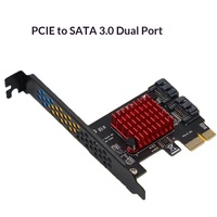 Carte adaptateur d'extension PCI-E vers 3.0 pour disque dur avec interface 6 Gbps en stock