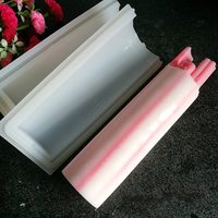 Colonne de moule de savon à Tube rond Silicone intégré fournitures de fabrication de savon outil 1000ML