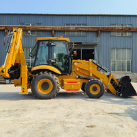 Reach Loader Bekas Cat 420F 100HP Mesin Asli, Pengisian Cepat, Konsumsi Bahan Bakar Rendah, Bucket 4 in 1 untuk Pekerjaan Jalan