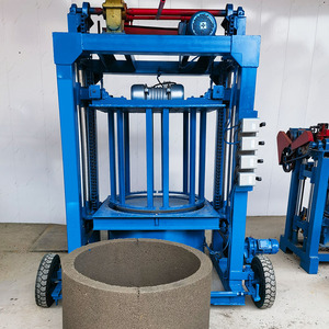 Macchine per lo stampaggio di mattoni di cemento macchine semi automatiche per la fabbricazione di mattoni macchina per blocchi di calcestruzzo - Product Image 3