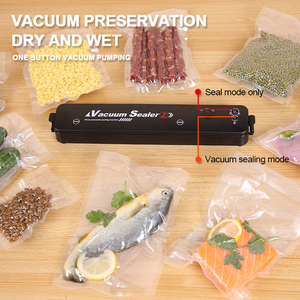 เครื่องซีลสูญญากาศสำหรับใช้ในครัวเรือน 220V ปลั๊ก EU พร้อมถุงบรรจุอาหารสูญญากาศ อุปกรณ์เก็บอาหารในครัว - Product Image 3