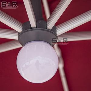 2026 Çok Satan Alüminyum Güneşlik Açık Hava Veranda Büyük Şemsiye Tabanları Su Geçirmez Katlanabilir Oteller Spor Salonları İçin - Product Image 3