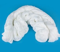 Benang XINAO Hank Yarn 100% Nilon untuk Benang Jahit 20s-80s Putih Mentah Diwarnai Bersertifikasi OEKO Tahan Bahan Kimia Ring-Spun Halus
