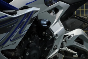 Barra Anticaídas de Protección General para Motocicleta, Compatible con <span class=keywords><strong>ZONTES</strong></span> <span class=keywords><strong>MOTO</strong></span> 703, de Aluminio/Nylon Negro - Product Image 6