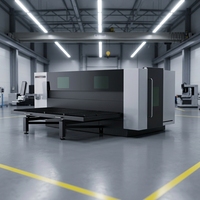 HONGNIU Nouvelle machine de découpe laser à fibre prête à l'exportation, découpeuse laser CNC à refroidissement par eau pour métaux, haute productivité, chargement en conteneur