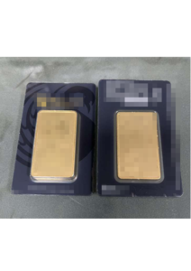 Barres et lingots en métal non magnétique plaqué or et <span class=keywords><strong>argent</strong></span>, 5g, 10g, 31.1g, 50g, pour artisanat, style moderne et antique, sur mesure - Product Image 5