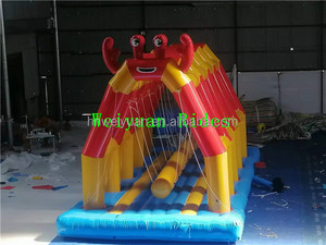 Parco tematico parco giochi gonfiabile buttafuori blocchi di costruzione scivolo scivoli gonfiabili con soffiatore per bambini adulti per la vendita - Product Image 4