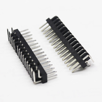 Fournir un connecteur d'échantillon gratuit pas de 2.54mm avec clins Double rangée mâle PCB bloc de vis connecteur enfichable en-tête de broche