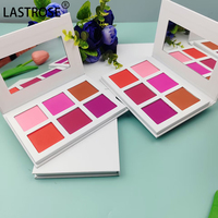 Private Label palette de blush végétalien longue durée Palette de maquillage surligneur Palette de blush poudre surligneur DIY 6 couleurs